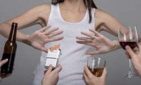 The refusal of alcohol
